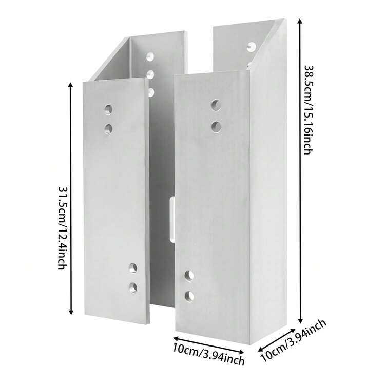 HYYKJ-US Outboard Motor Jack Plate 4 Inch Setback, Aluminium Alloy Transom Bracket For Short To Long Shaft Conversion, 2 Pack Manual Fix Mount For Boat Marine - YDFK8I-000100=default - View 2