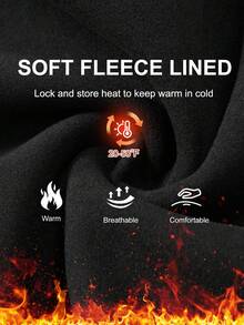 KEFITEVD Men's Winter Softshell Track Pants, Warm Fleece-Lined 4-Way Stretch Straight-Leg Sweatpants With Drawstring Waist And 3 Zip Pockets For Daily Wear - Dark Grey - View 5