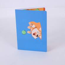 1pc Happy Birthday 3D Pop Up Greeting Card, Cute Cartoon Corgi Dog With Birthday Cake Foldable Paper Card, Lovely Surprise Gift For Kids And Dog Lovers, Blank Writeable Card, Birthday Party Table Decor, Celebration Congratulation Greeting Card - Dog's Birthday - View 8