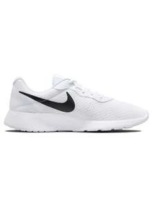 Nike Tanjun Men's Sneakers, White/Black Mesh Lace-Up Athletic Shoes For Daily Walking - Default - View 2