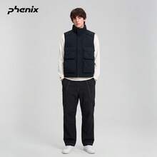 Phenix 2025FW 男士鵝絨背心，防潑水、防風、保暖冬季外套 - 黑色 - 查看 3