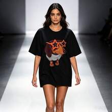 Women Senior T-Shirts & Tops - Black - View 2