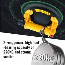 熱銷真空吸盤 220kg 承重重型真空吸盤，適用於瓷磚吸附、玻璃、花崗岩搬運 - 彩色 - 查看 5