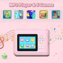 LIPETY Kids Instant Print Camera Portable Digital Camera With Music Video Playback,Best Back To School Christmas Birthday Gift For Children - Pink - View 10