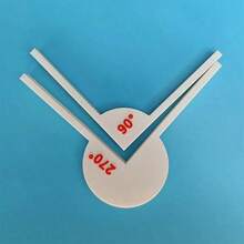 Math Teaching Aid - Angle Measurement Tool, Geometric Angle Display Instrument, Angle Recognition Educational Learning Tool, Made Of Durable Plastic, Suitable For Young Learners, Math Teaching Aid | Information Display | Durable Plastic Construction - Multiple Styles - View 10