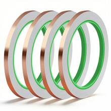 Copper Foil Tape, 1/4 Inch X 196.8 FT Conductive Copper Tape With Adhesive, EMI Shielding Tape For Electrical Repairs, Guitar Shielding, Grounding, Crafts And DIY Projects - 4pcs - View 1