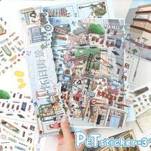 Upgraded Craftsmanship, Large Size, 3D Visual Effect Scene Stickers, Immersive Handmade Collage, Miniature Landscape Stickers, Characters/Animals/Plants/Houses, Unlock Creative Moments, Playable And Collectible 3D Landscape Treasures! - Sticker - View 9