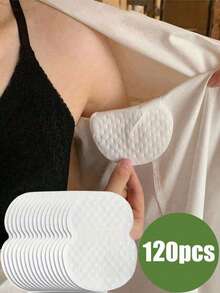 Underarm Sweat Pads, Disposable, Adhesive, Breathable And Super Absorbent, Unisex, Skin-Friendly And Non-Irritating, No Leakage Or Slipping, Invisible And Comfortable, Odor Control, No Worries, Essential For Daily Life And Travel, Affordable Price. - Quantity - View 1