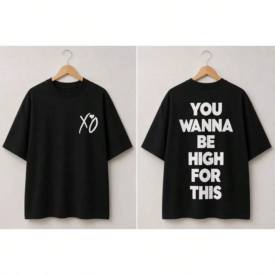 Men T-Shirts - 黑色 - 查看 1