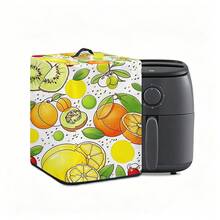 1 Household Kitchen Appliance, Air Fryer Dust Cover, Machine Washable, Water-Washable Air Fryer With Pocket, Universal Kitchen Appliance Protective Cover - Multicolor - View 15