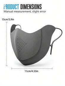 Ice Silk Sun Protection Face Mask With Open Design For Easy Drinking, Summer UV Protection Face Mask, Unisex Adult Thickened Version With Sun Protection And Strong Eye Protection, Suitable For Outdoor Cycling And Hiking - A - View 9
