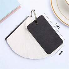 100/200pcs Blank Memo Pads, Portable Small Card Sheets, English Vocabulary Memorization Cards, Ring-Bound Note Cards, Blank Memo Pads, Back-To-School Stationery. - Multicolor - View 12