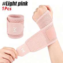 1pc Adjustable Compression Mesh Wrist Support Brace For Gym Weightlifting, Basketball, Tennis, Cycling - Multicolor - View 14