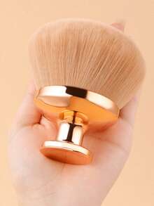 docolor Adorable Body Brush / Powder Brush / Tanning Brush, Creates A Flawless Finish For Effortless Application, Professional Body Tanning Tool That Ensures Even Application, Suitable For Liquid, Cream, And Powder Cosmetics. Seamless Blending Brush - Gold - View 9