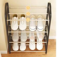 1pc 4-Tier Shoe Rack Storage Organizer, Freestanding Shoe Cabinet, Suitable For Closet, Front Door Entryway And Hallway - Easy To Install And Space-Saving - Multicolor - View 4