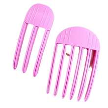 2pcs Fluffy Root Curling Iron And Bangs Clip Set, Women's Fashion Voluminous Styling Hair Accessories - Multicolor - View 10