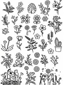 LAMYA Pre-Printed Floral Designs: Instantly Start Stitching With A Variety Of Charming Botanical Patterns - No Drawing Or Tracing Needed. Perfect For Beginners And Seasoned Crafters Alike. - 5729 - View 2
