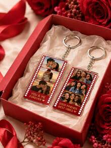 Llavero deportivo personalizado - Foto y eslogan personalizables, hierro duradero con colgante de acrílico, diseño de dibujos animados divertido, regalo ideal para familia y amigos, accesorio de llavero | Llavero personalizable | Llavero duradero, regalo de llavero - Multicolor - Ver 8
