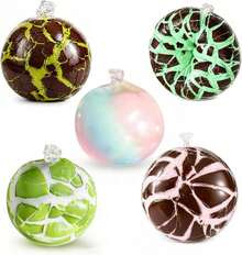 1pc Crispy Ball Squishy Toys, Crunchy Squishy, Squishies Toys, Crispy Squishy Toy, Wax Crispy Squeeze Stress Balls, Slow Rebound Finger Squeeze Toy, Flexible Material, Mini Ball Size, Sensory Toy For School Office - Multicolor - View 8