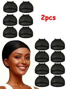 10/5/2 Sets Wig Headbands Designed For Wigs, Stretch Nylon Material, Wig Padding, Non-Slip And Secure, Soft Mesh Cap, Wig Accessories, Daily Use, Suitable For Cosplay, Portable, Campus - Multicolor - View 10