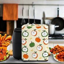 1 Household Kitchen Appliance, Air Fryer Dust Cover, Machine Washable, Water-Washable Air Fryer With Pocket, Universal Kitchen Appliance Protective Cover - Multicolor - View 6