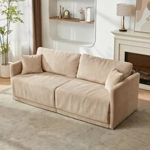 Sofas & Couches - 米色 + 軟墊 + 雙人座 + 軟墊 - 查看 4
