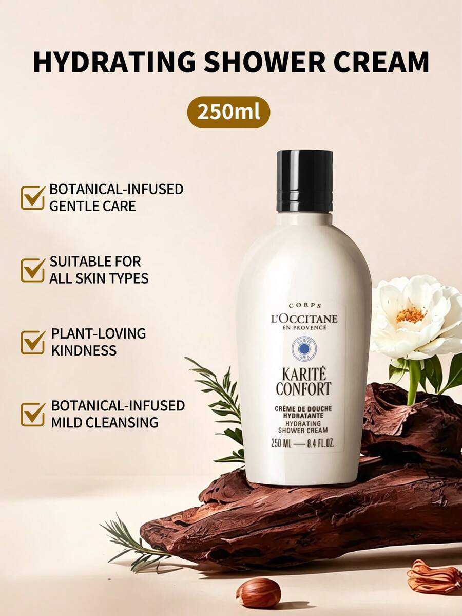 L'Occitane 乳木果保濕沐浴露 250ml - 8.4 Fl Oz - Crème de Douche Hydratante Karité 250ml -8.4 FL.0Z. - 查看 1