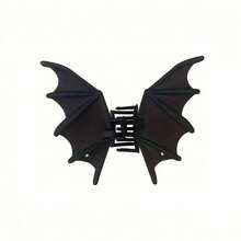 1pc Gothic Punk Matte Black Bat Wing Hair Clip - Elegant Metal Ponytail Claw Clip, Suitable For Women, Can Be Used For Halloween And Christmas Parties, Halloween Hair Accessories | Gothic Style | Durable Plastic, Halloween Headwear, School Supplies, University Autumn Accessories, Starry Sky Accessories, Autumn/Winter Holiday Outfits Summer Hair Clips, Halloween Decor, Fall Decor, Dorm Essential, Fall Home Decor - A - View 9