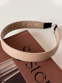 1pc New Vintage Elegant PU Leather Headband Hair Hoop Hair Clip Hair Accessory For Women - Multicolor - View 15