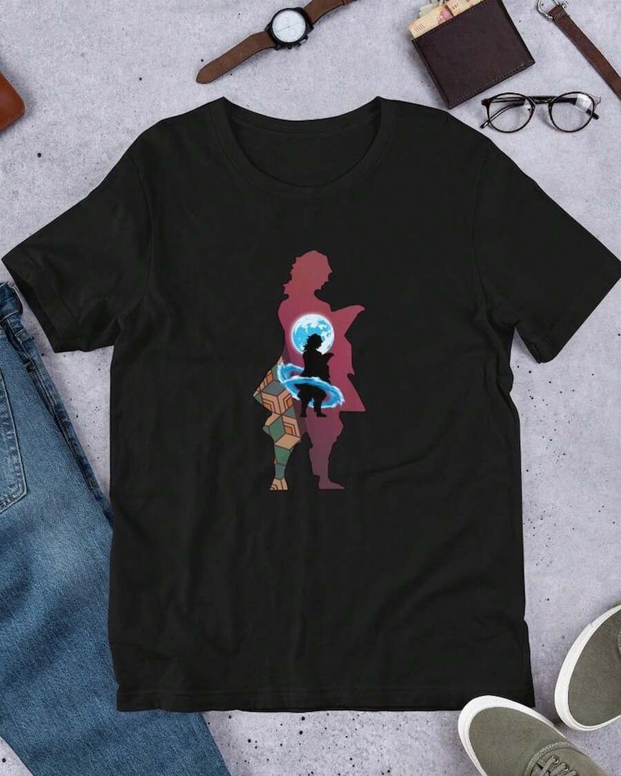 Anime Streetwear Inspired Graphic T-Shirt Oberteile Sommer Pullover Kleidung Oberteile Damen Tops Damen Streetwear Y2k Herbst Mode Damen - Schwarz - Übersicht 1