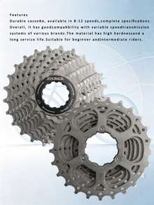 ZRACE 8-Speed Road Bike Cassette 11-25T 28T 32T Bicycle Sprocket - Silver - View 4