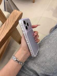 Kompatibel dengan Casing Ponsel Apple 17 Pro Max 16 Pro Premium 15 Full Coverage 14 Matte 13 Large Window 17 New 16 Couple 15 Pro Anti-Drop Protective Cover - Mauve Purple - View 3