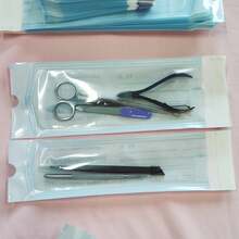 2 Sizes Available Nail Tool Sterilization Bags, Nail Tool Cleaning Bags, Dental PE Paper Storage Bags, Disposable Self-Sealing Sterilization Indicator Bags - Multicolor - View 5