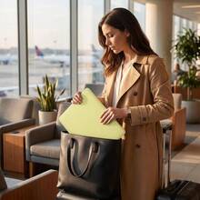 Ultra-Thin Matte Neo Protective Case, Compatible With MacBook Air 15"/13"/M5 Pro 16"/14", Semi-Transparent Matte Hard PC Protective Shell, Precise Fit Anti-Scratch Anti-Deformation, With Anti-Slip Edge, Includes Hard Shell + Bow Tie Bag + Screen Film - View 9