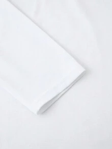 Men's Autumn Casual Daily Minimalist Letter Print Long Sleeve T-Shirt 3pcs Set - Multicolor - View 5