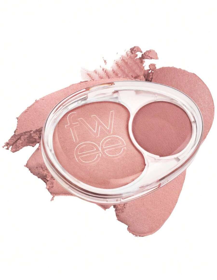 FWEE Mellow Dual Blush RS01 Rosy Talk Rubor Compacto Doble Tono Efecto Blur 7.2 g - Multicolor - Ver 1