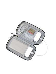 New Creative Portable Power Cable Organizer Bag, USB Flash Drive And Earphone Storage Pouch, Portable Design, Multi-Layer Data Cable Organizer Bag, Suitable For Travel, Business Trip, Office, Study And More - A - View 8