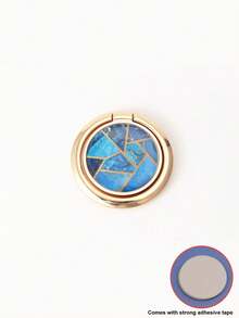 Dudukan Cincin Ponsel Resin Epoksi Motif Marmer, Penyangga Cincin Jari yang Dapat Diputar 360°, Braket Pegangan Ponsel Anti Jatuh Perekat Mandiri, Penopang Ponsel Meja Multifungsi, Aksesori Ponsel Portabel, Desain Pola Geometris Modis, Universal untuk Smartphone, Hadiah Ideal untuk Penggunaan Sehari-hari - MultiWarna - View 6
