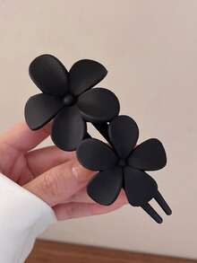 Flower-Shaped Hair Clip Suitable For Daily Wear - Multicolor - View 7