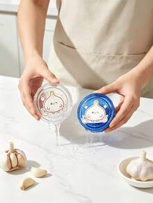 1件裝手動便攜式大蒜壓碎器 方形研磨器 扭轉式廚房工具，適用於壓碎大蒜與生薑，易使用易清洗，無需用電的高效蒜瓣切碎工具，廚房必備，隨機顏色 - 彩色 - 查看 8