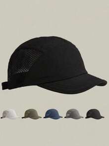 1pc Men's Baseball Cap Spring/Summer New Lightweight Running Hat Outdoor Sports Breathable Sun Protection Adjustable Curved Brim Dad Hat Women's Simple Fashion Versatile Spring/Summer Sports Essential Unisex Couple Hiking Casual Cycling Hat Suitable For Various Occasions - A - View 9