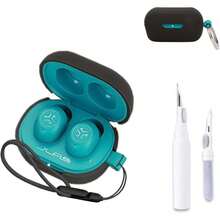 JLab JBuds Cover, Earphone Protective Cover(With Carabiner+ Lanyard+ Cleaning Pen) Drop-Proof, Shock-Proof, Dust-Proof, Nothing JLab JBuds Black) - Multicolor - View 1