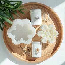 聖誕雪花香氛蠟燭矽膠模具 DIY 手作肥皂樹脂石膏家居裝飾 大雪花模具 適合聖誕裝飾 - 雪花 - 查看 2