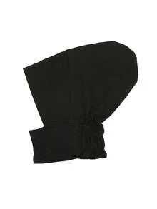 1PC Women's Fashion Solid Color Elastic Beanie Hat, Comfortable Breathable Muslim Hijab, Neck-Covering Casual Elegant Headscarf, Suitable For Daily Wear And Prayer - Solid Color Bottoming Hat - View 12