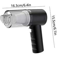 Aspiradora de coche inalámbrica portátil, aspiradora de mano para coche, aspiradora inalámbrica, aspiradora de mano para uso en seco y húmedo. - 1 - Ver 8