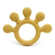 Hand-Shaped Baby Teether Silicone Anti-Hand Biting Teething Toy For Infants And Toddlers - Multicolor - View 13