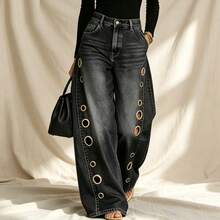 Women Jeans - Black - View 10