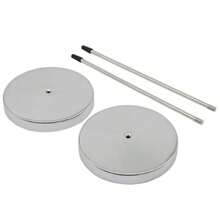 Stainless Steel Bill Fork,,2 Pcs Desk Receipt Fork With Tip Cap, 5.5 Inch Spike Holder, For Restaurant, Home, Office Organization - Silver - View 1