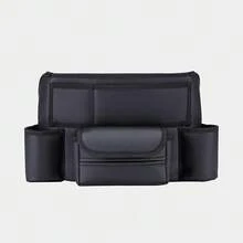 1pc Car Seat Storage Bag With Cup Holder And Storage Pockets, Center Console Side Storage Bag, Suitable For Sedan, SUV, Truck, No Tools Required, Compact Rear Seat Or Driver Seat Organizer Storage System, Car Storage Organizer - Multicolor - View 8