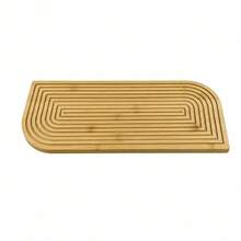 39x16.5x1.3cm Wood Wooden Slicing Board, Bamboo Bread Cutting Board, Kitchen Accessories, Random Color - View 3